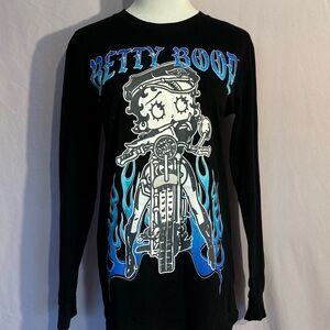 Betty Boop long sleeve graphic tee